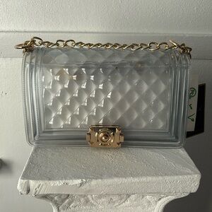Caleesa Women’s Clear Jelly Purse Shoulder Bag - NWT